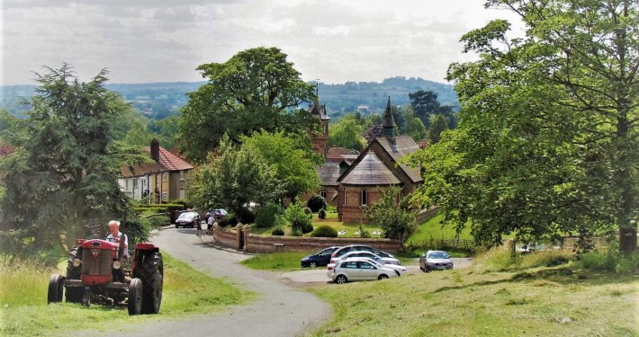 Grass cutting on the Village Green